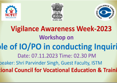 Role of IO/PO in conducting inquiries